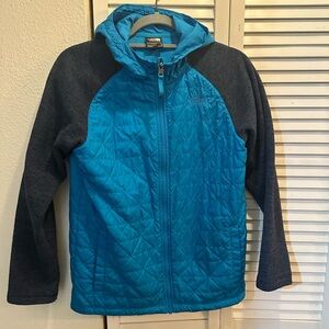 The North Face Teal and Gray Jacket